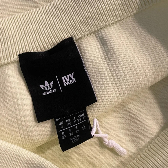 NWOT adidas x IVY Park Knit Skirt in Yellow Tint GR1457 - Picture 3 of 12